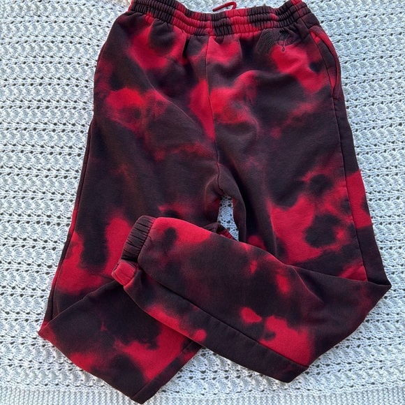 🍍 Jordan Girl's Essentials Berry Fleece Pants🍍SZ L 12-13 year old 🍍26” inseam - Picture 3 of 4